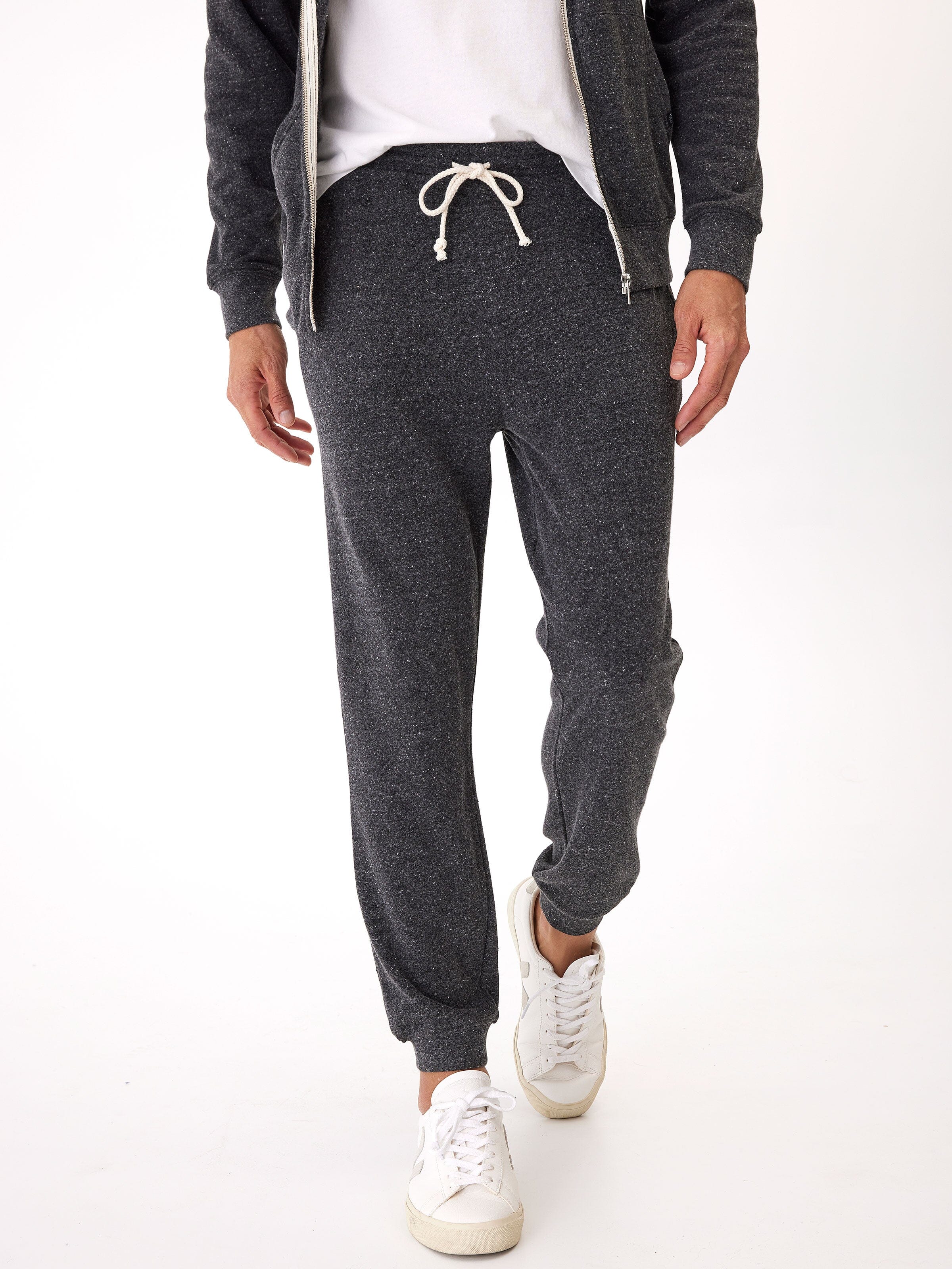 Triblend Fleece Jogger in Heather Black – Threads 4 Thought