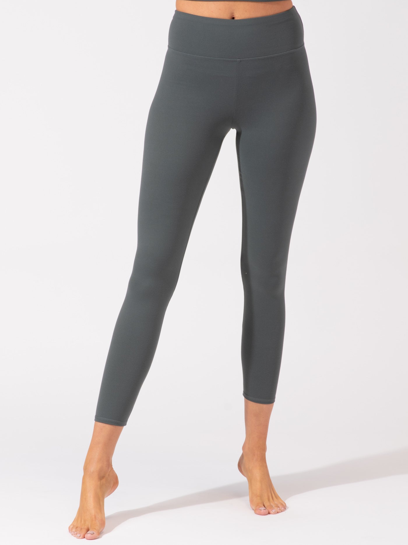 Lululemon align super high rise pant 28 inch heathered graphite grey 4  leggings