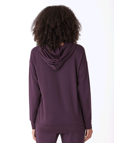 Madge Feather Fleece Pullover Hoodie Threads 4 Thought 