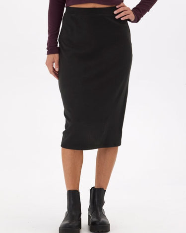 Marla Luxe Rib Midi Skirt Threads 4 Thought 