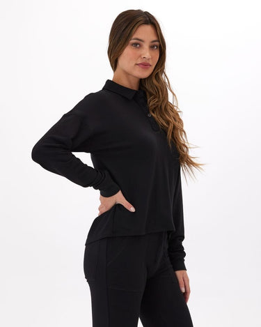 Eleanor Modal Terry Collared Top Threads 4 Thought 