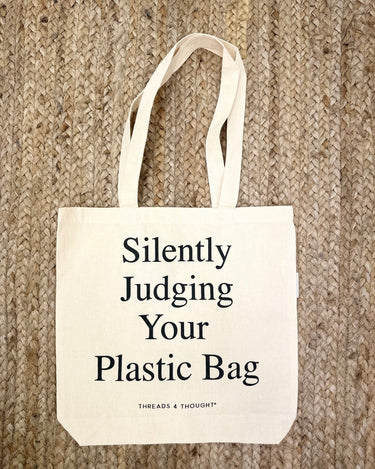 Silently Judging Tote - Gift with Purchase Accessories Tote Threads 4 Thought 