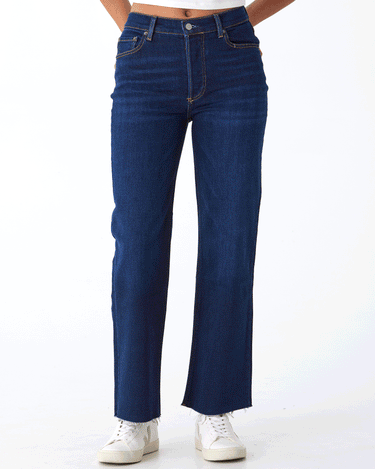 The Mikey High-Waist Wide Leg Jean Womens Bottoms Denim Boyish 