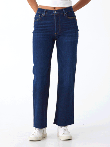 The Mikey High-Waist Wide Leg Jean Womens Bottoms Denim Boyish 