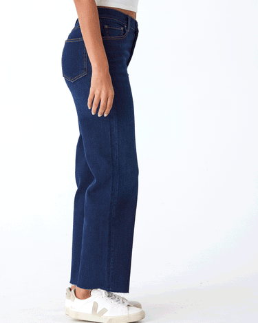 The Mikey High-Waist Wide Leg Jean Womens Bottoms Denim Boyish 