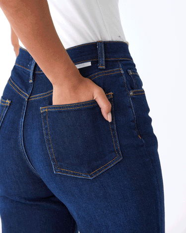 The Mikey High-Waist Wide Leg Jean Womens Bottoms Denim Boyish 