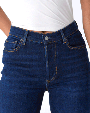 The Mikey High-Waist Wide Leg Jean Womens Bottoms Denim Boyish 