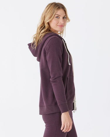 Triblend Fleece Full Zip Hoodie Threads 4 Thought 