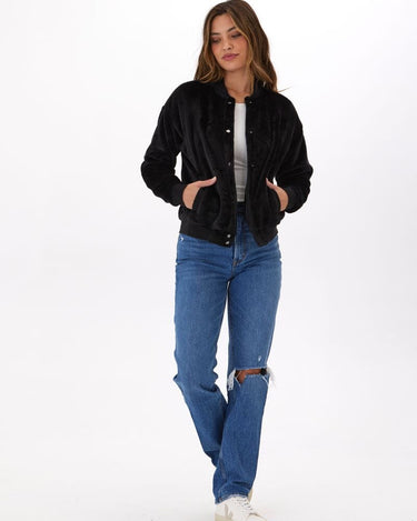 Lynette Sherpa Bomber Jacket Threads 4 Thought 