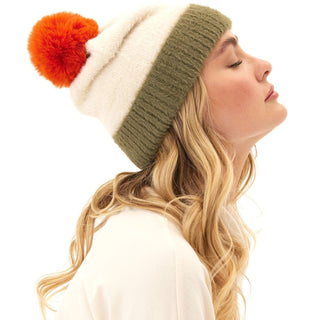 Fuzzy Knit Beanie Accessories Hat Threads 4 Thought 