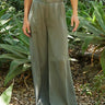 Samirah EcoVero Woven Pleated Wide Leg Pant Womens Bottoms Pants Threads 4 Thought 