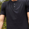 Chester Classic Jersey Contrast Henley Mens Tops Tshirt Short Threads 4 Thought 