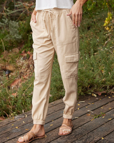 Delilah Stretch Twill Cargo Jogger 27" Womens Bottoms Pants Threads 4 Thought 