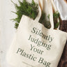 Silently Judging Tote Accessories Tote Threads 4 Thought 