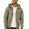 Triblend Zip Fleece Hoodie Mens Outerwear Sweatshirt Threads 4 Thought 