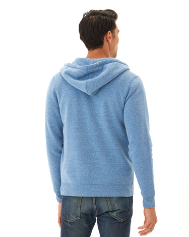 Triblend Zip Fleece Hoodie Mens Outerwear Sweatshirt Threads 4 Thought 