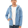 Triblend Zip Fleece Hoodie Mens Outerwear Sweatshirt Threads 4 Thought 