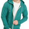 Triblend Fleece Zip Hoodie Mens Outerwear Sweatshirt Threads 4 Thought 