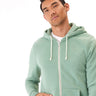 Triblend Zip Fleece Hoodie Mens Outerwear Sweatshirt Threads 4 Thought 