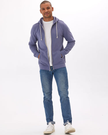 Triblend Fleece Zip Hoodie Threads 4 Thought 