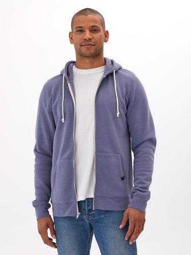 Triblend Fleece Zip Hoodie Threads 4 Thought 