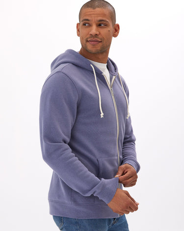 Triblend Fleece Zip Hoodie Threads 4 Thought 