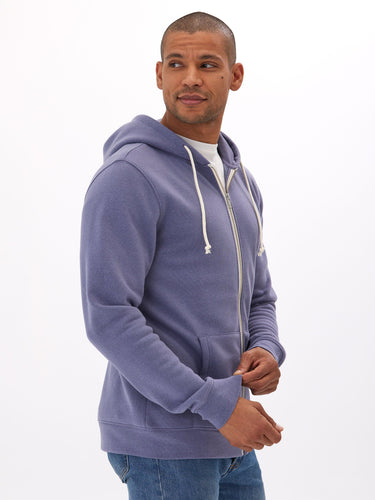 Triblend Fleece Zip Hoodie Threads 4 Thought 