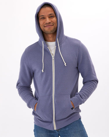 Triblend Fleece Zip Hoodie Threads 4 Thought 