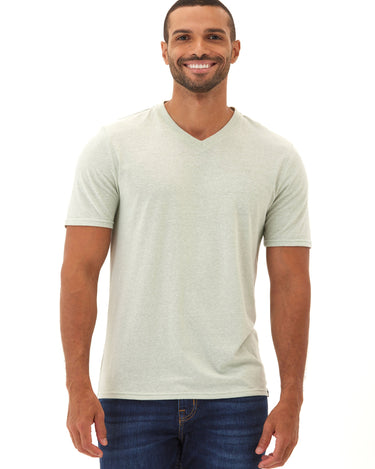 Triblend V-Neck Tee Mens Tops Tshirt Short Threads 4 Thought 