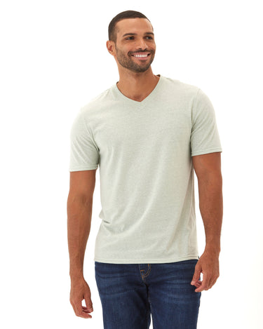 Triblend V-Neck Tee Mens Tops Tshirt Short Threads 4 Thought 