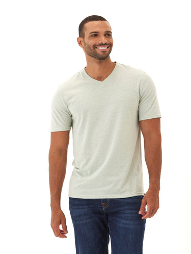 Triblend V-Neck Tee Mens Tops Tshirt Short Threads 4 Thought 