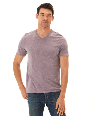 Triblend V-Neck Tee Mens Tops Tshirt Short Threads 4 Thought 