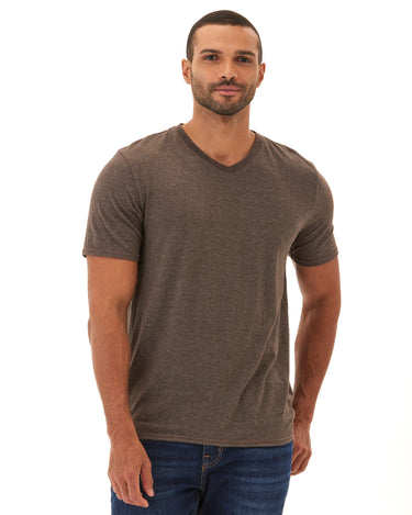 Triblend V-Neck Tee Mens Tops Tshirt Short Threads 4 Thought 