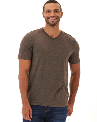 Triblend V-Neck Tee Mens Tops Tshirt Short Threads 4 Thought 