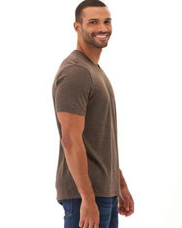 Triblend V-Neck Tee Mens Tops Tshirt Short Threads 4 Thought 