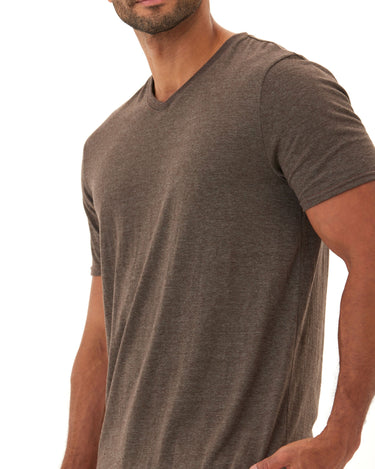 Triblend V-Neck Tee Mens Tops Tshirt Short Threads 4 Thought 