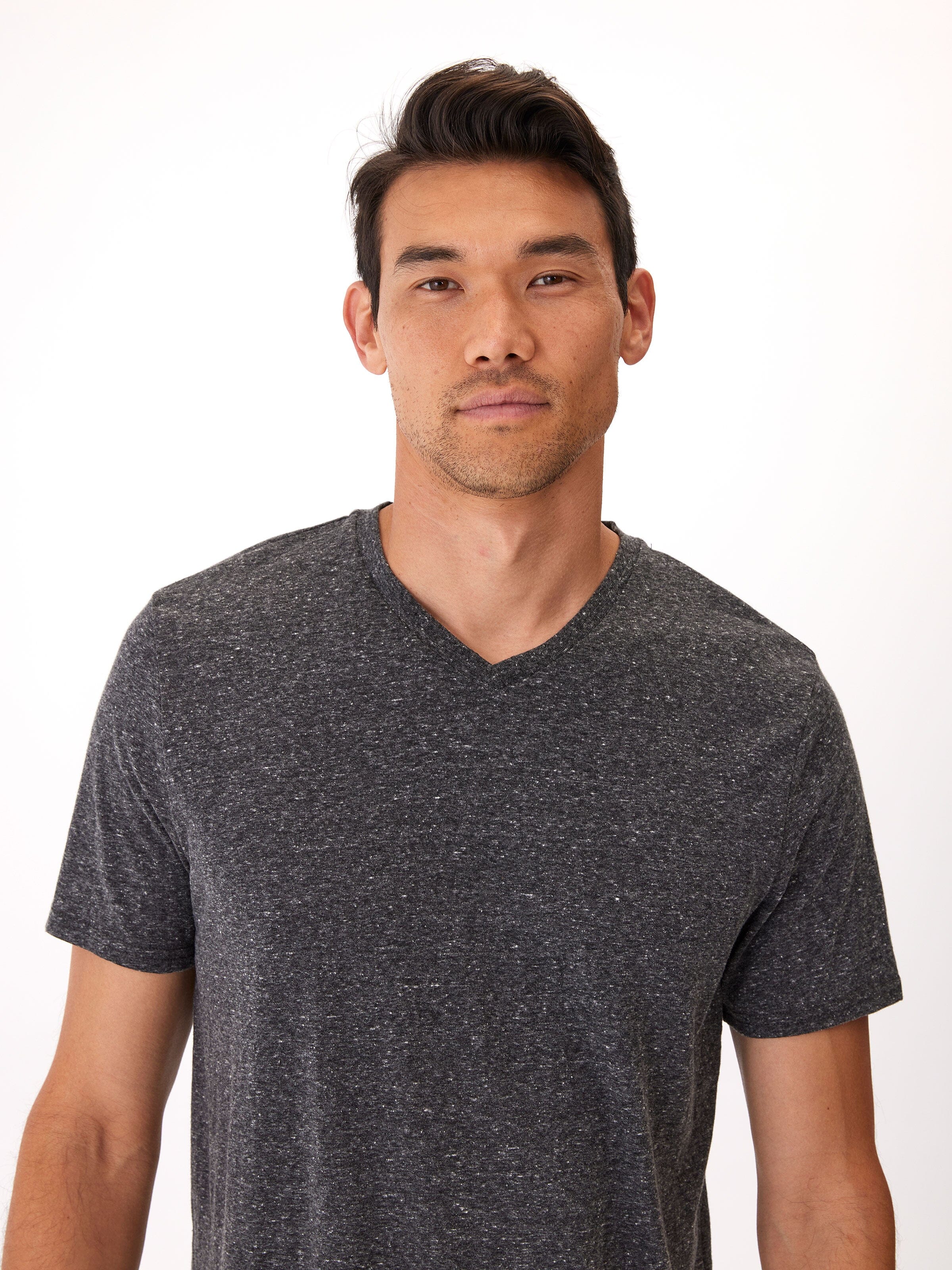 Triblend Crew Neck Tee in 4 Grey Heather Threads – Thought