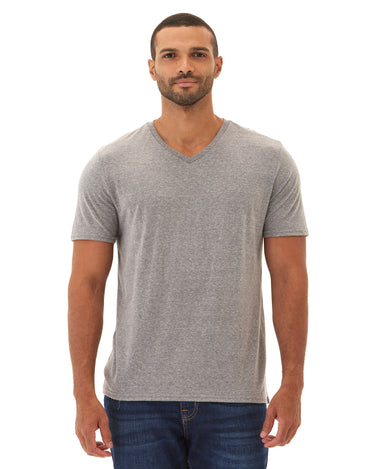 Triblend V-Neck Tee Mens Tops Tshirt Short Threads 4 Thought 