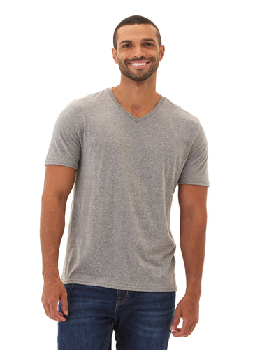 Triblend V-Neck Tee Mens Tops Tshirt Short Threads 4 Thought 