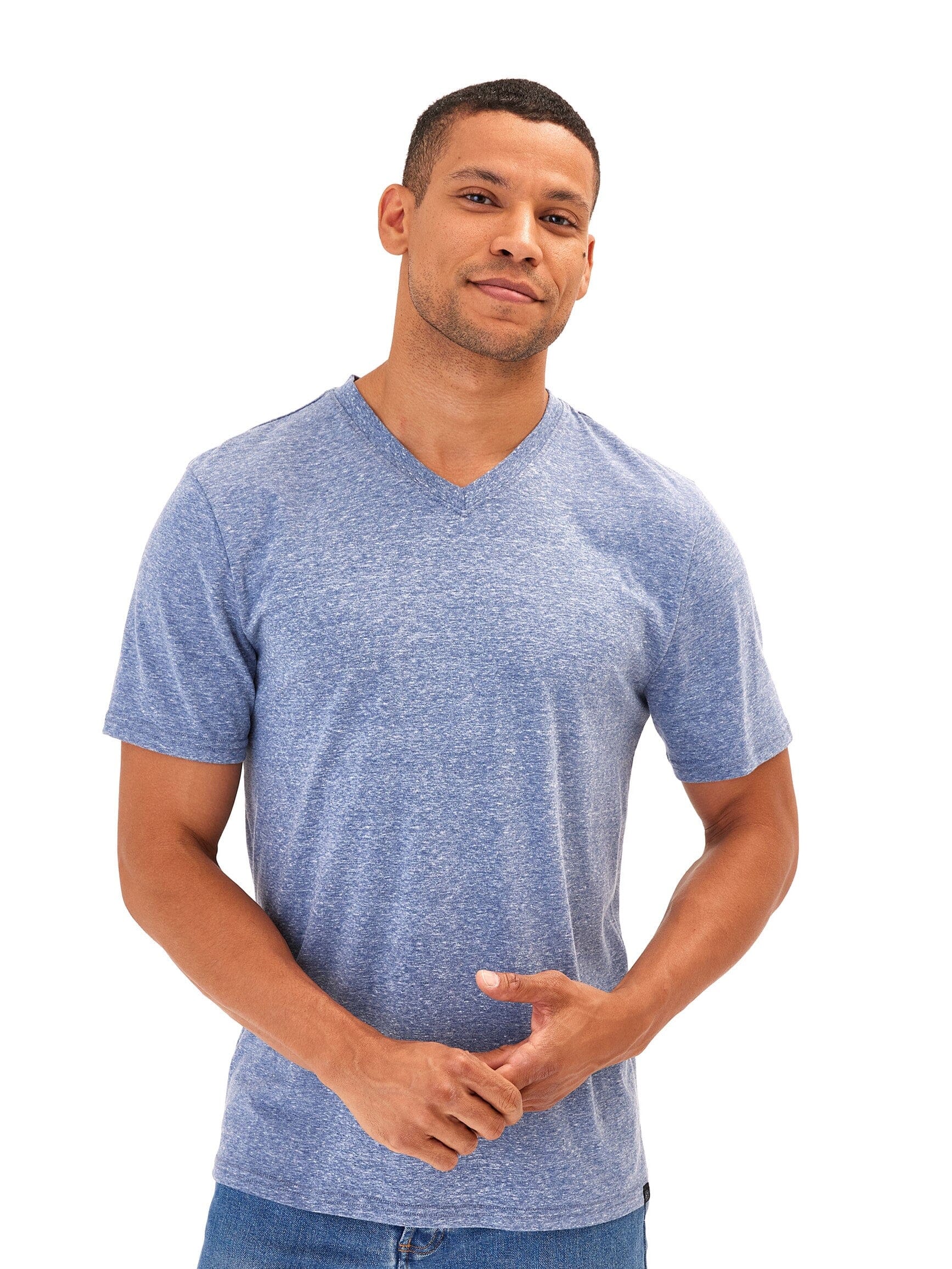 Triblend V-Neck Tee – Threads 4 Thought