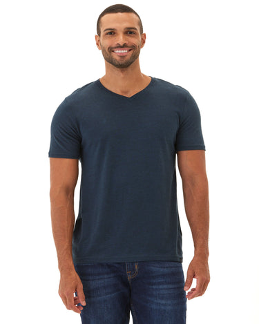 Triblend V-Neck Tee Mens Tops Tshirt Short Threads 4 Thought 