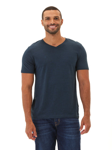 Triblend V-Neck Tee Mens Tops Tshirt Short Threads 4 Thought 