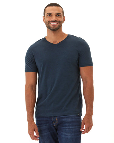 Triblend V-Neck Tee Mens Tops Tshirt Short Threads 4 Thought 