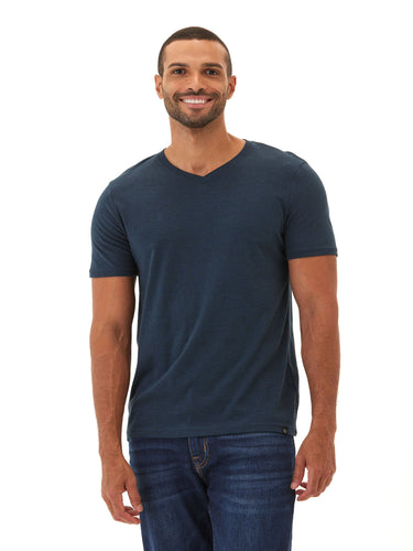 Triblend V-Neck Tee Mens Tops Tshirt Short Threads 4 Thought 