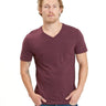 Triblend Short Sleeve V-Neck Tee Mens Tops Tshirt Short Threads 4 Thought 