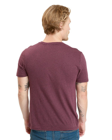 Triblend Short Sleeve V-Neck Tee Mens Tops Tshirt Short Threads 4 Thought 