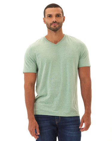 Triblend V-Neck Tee Mens Tops Tshirt Short Threads 4 Thought 