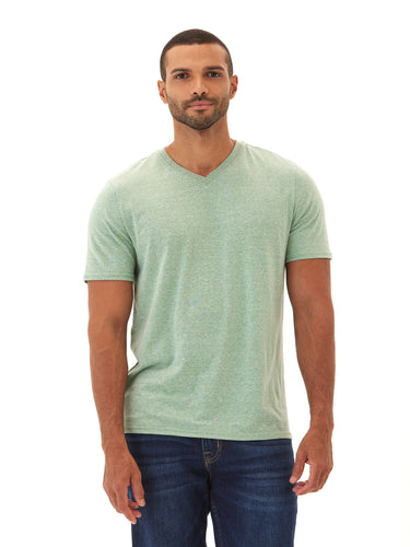 Triblend V-Neck Tee Mens Tops Tshirt Short Threads 4 Thought 