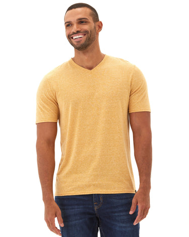 Triblend V-Neck Tee Mens Tops Tshirt Short Threads 4 Thought 