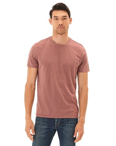 Triblend Crew Neck Tee Mens Tops Tshirt Short Threads 4 Thought 